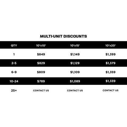 Dye Sublimated Canopy Package 1